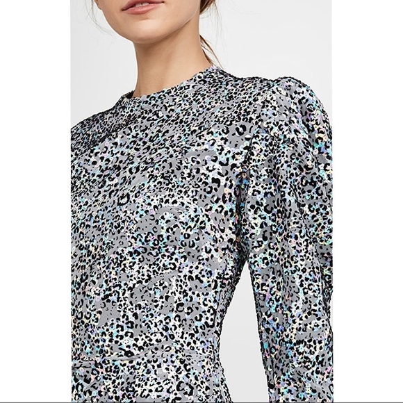 NWT Sandra Mansour
Sequined Velvet Leopard Mini - Picture 6 of 17